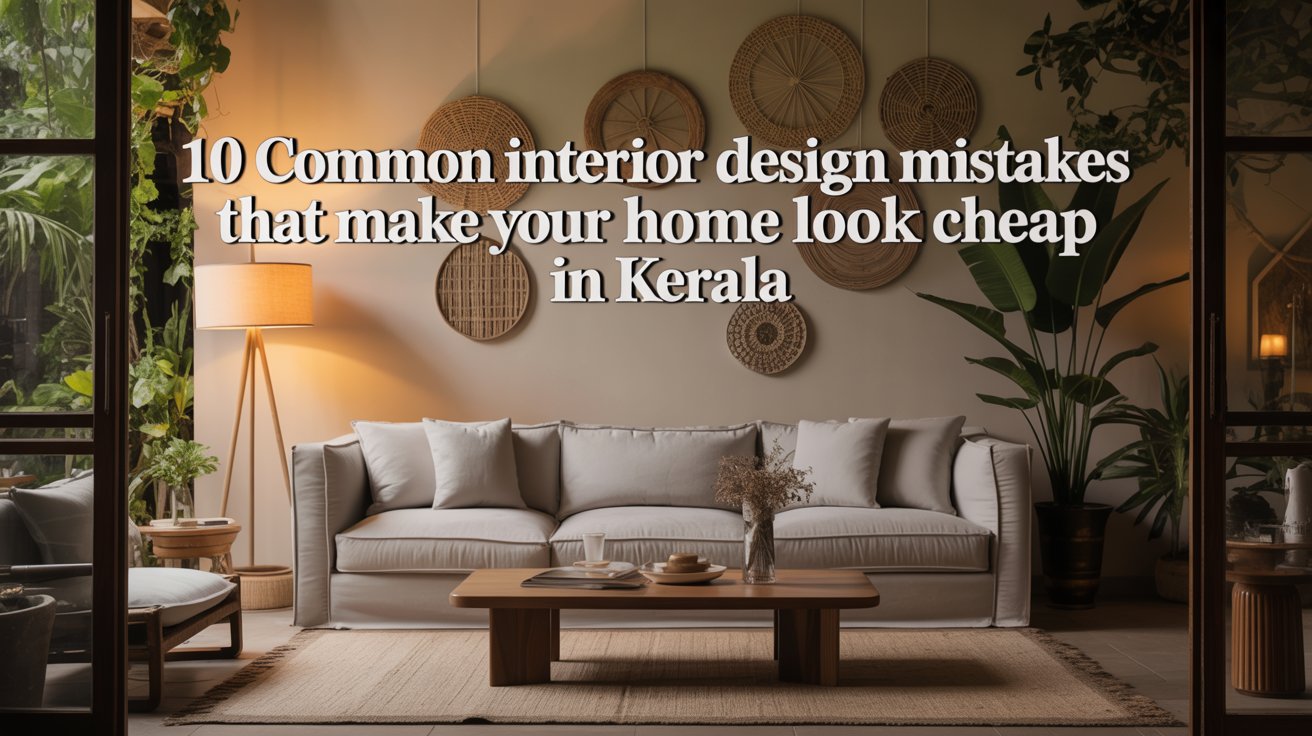 10 Common Interior Design Mistakes that Make Your Home Look Cheap in Kerala