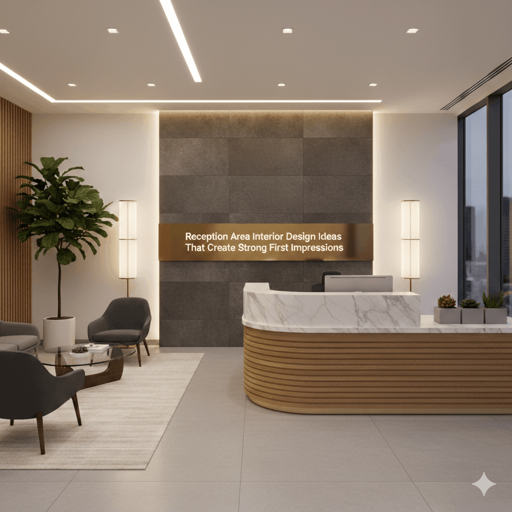 Reception Area Interior Design Ideas That Create Strong First Impressions