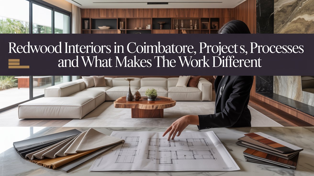 Redwood Interiors in Coimbatore: Projects, Process & What Makes the Work Different